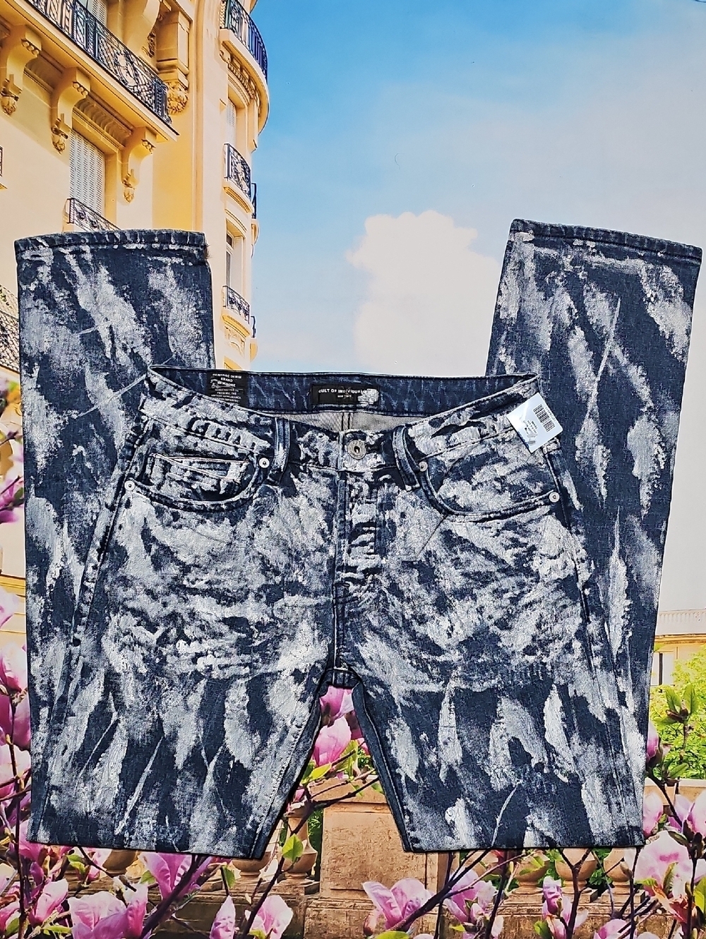 Cult of Individuality New York Rebel Straight Jeans Size 30x34 New